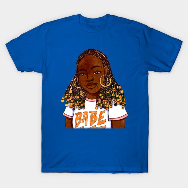 Babe T-Shirt by Coily And Cute